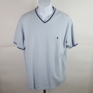 Polo by Ralph Lauren Mens Vneck SS Shirt